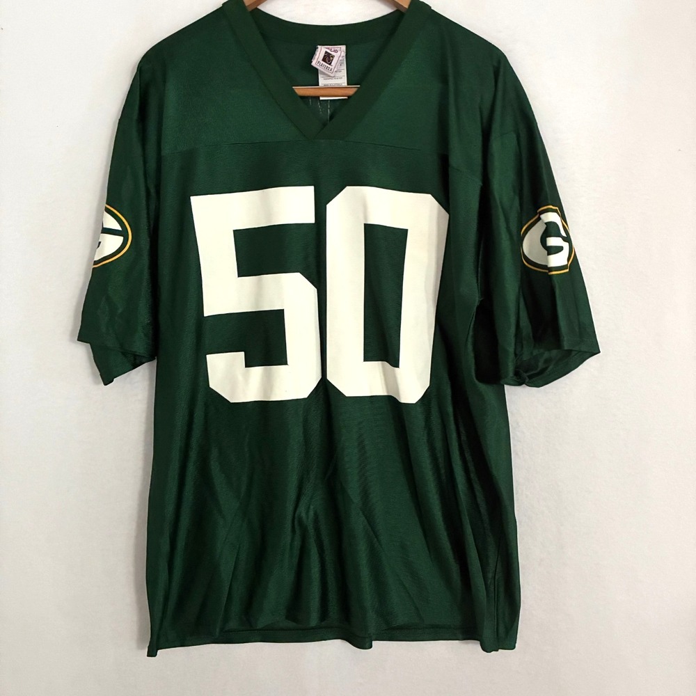 NFL‎ Players Green Bay Packers AJ Hawk Jersey Mens L Football #50